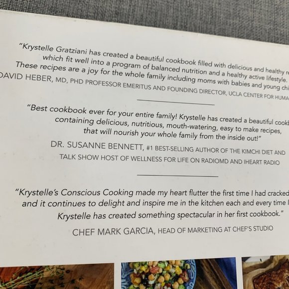 Conscious Cooking Healthy Recipes Cook book Mostly Gluten & Dairy Free Krystell - Picture 11 of 13